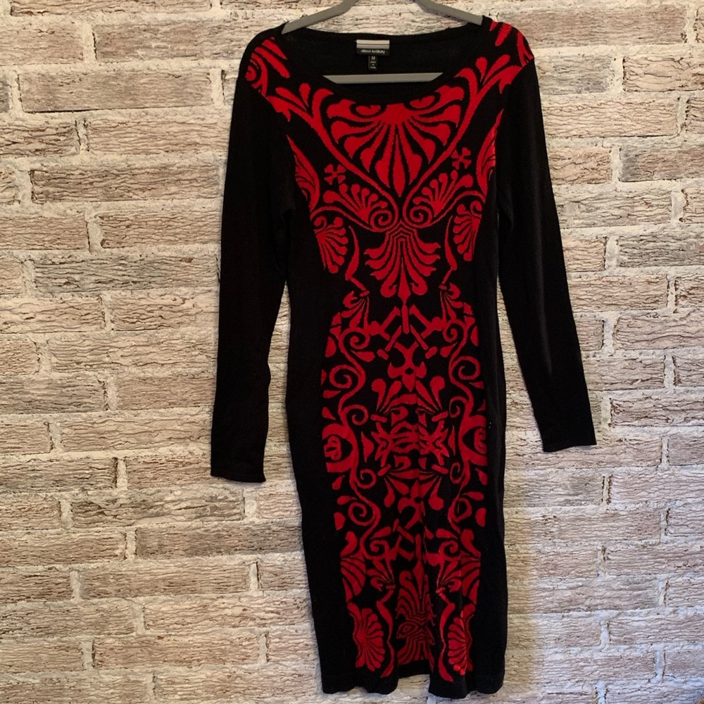 Black and red dress